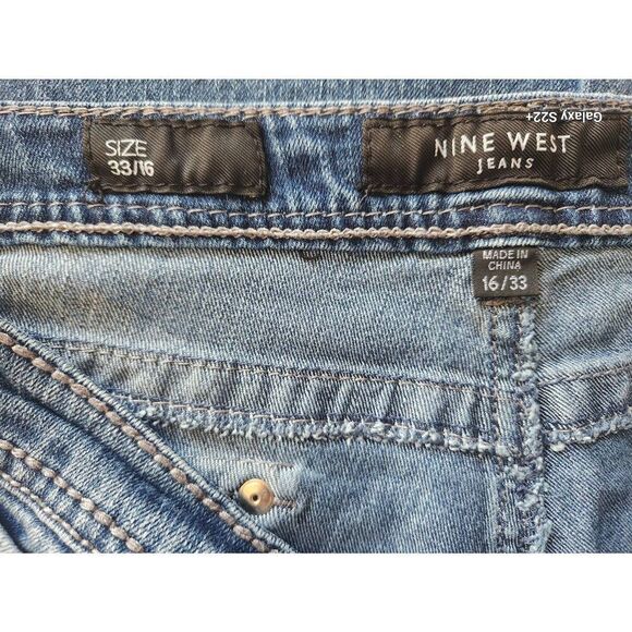 6  Nine West flared jeans,decorative pockets - Picture 8 of 8